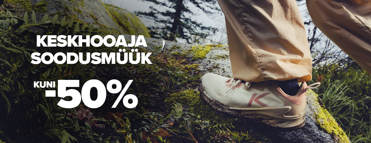 Hooaja keskpaiga allahindlus kuni -40%! Vali kohe ja s&auml;&auml;sta. Pakkumine kehtib kuni 2026 05 31 valitud toodetele. Tasuta tagastus 365 p&auml;eva jooksul.